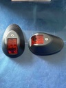Port Side Light (Red) - Led Vertical Mount, Black Cover, DC