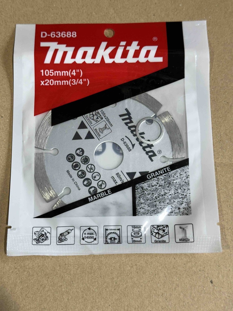 Diamond Grinding Wheel 4" (105*20/16MM) D-63688