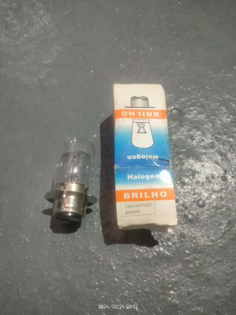 Halogen Lamp 24V/60W T28 P22D