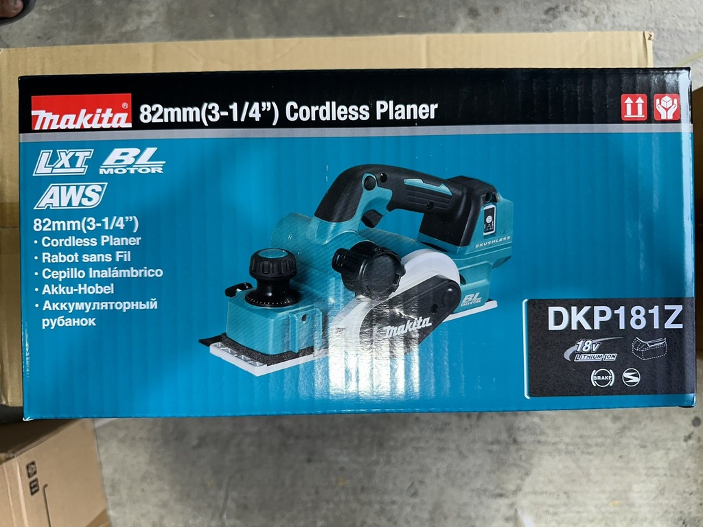 Cordless Planer 82MM (3-1/4") 18V3.0Ah DKP181Z (2Battery+1Charger) Makita