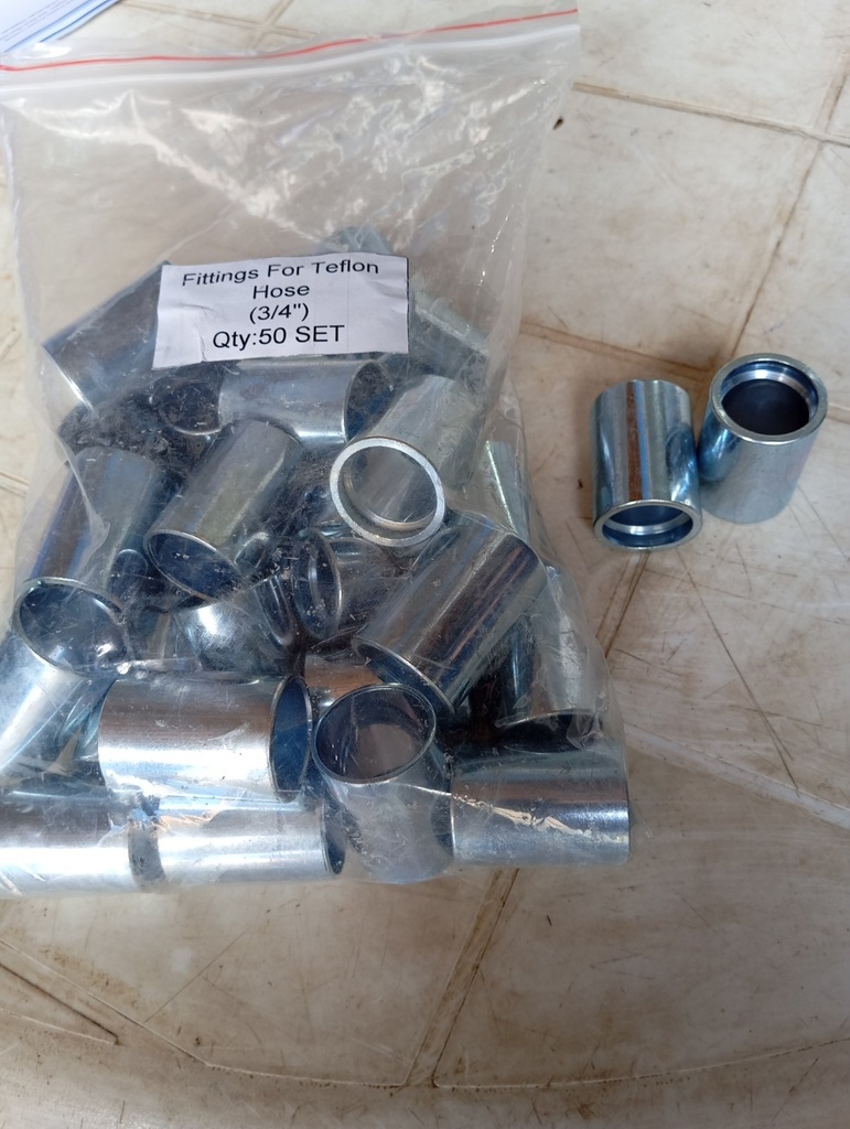 Fittings For Teflon Hose (3/4")
