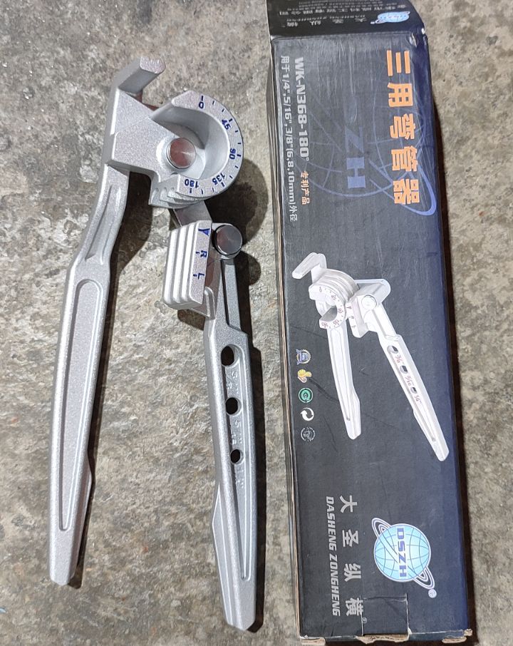 Copper Pipe Bender Tool (1/4-3/8) 180Deg (6122)