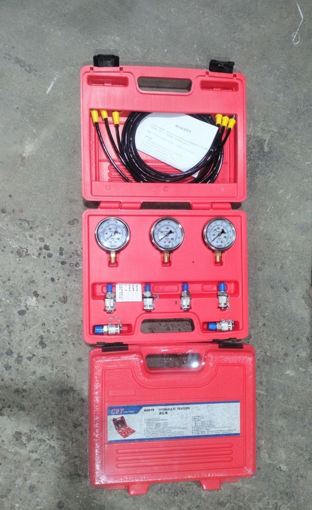 Hydraulic Pressure Test Gauge A0019 Set (5102)