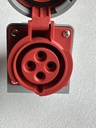 PC Plug Socket Coupling IP67, 114P, Female, 16A, 4P, 400V