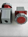 PC Plug Socket Coupling IP67, 114P, Female, 16A, 4P, 400V