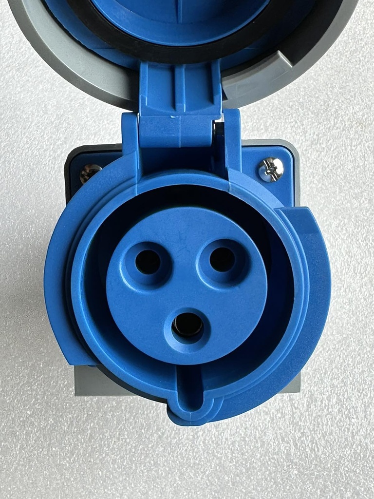 PC Plug Socket Coupling IP67, 123P, Female, 32A, 3P, 230V