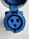 PC Plug Socket Coupling IP67, 123P, Female, 32A, 3P, 230V