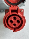PC Plug Socket Coupling IP67, 124P, Female, 32A, 4P, 400V