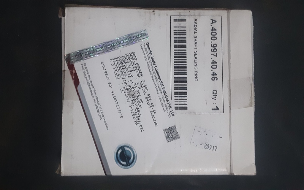 Shaft Sealing Ring A4009974046