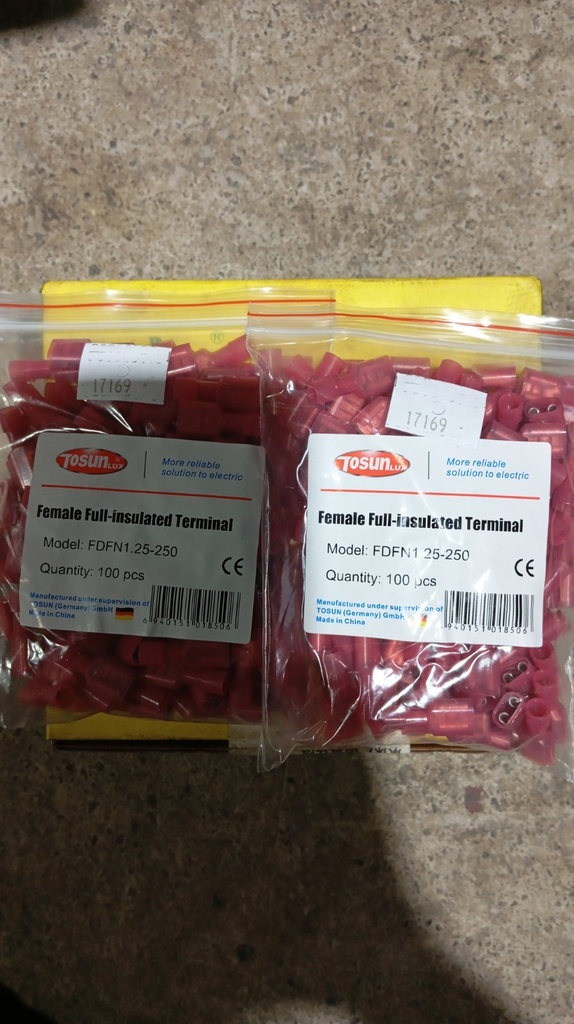 Insulated Terminal FDFN1.25-250