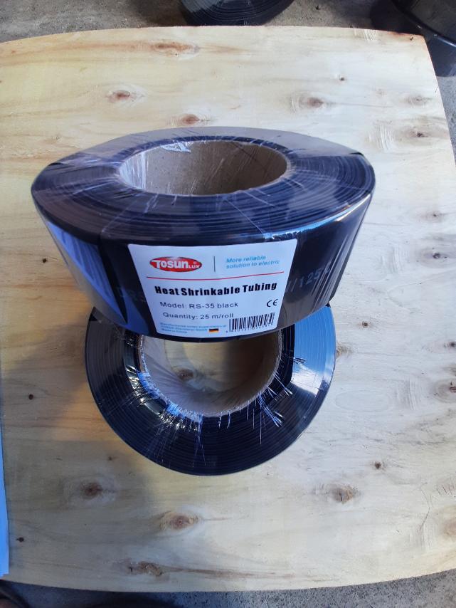 Heat Shrinkable Tubing Black RS-35 (35MM)