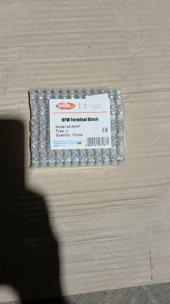 Terminal Block U Type HFW 3A-4Sqmm
