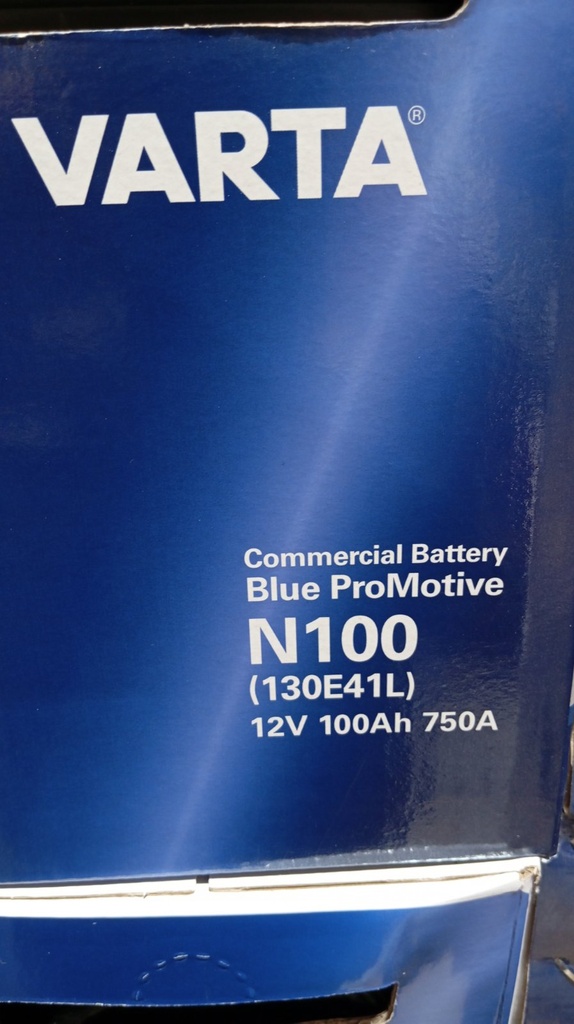 Battery 12V/100Ah N100-130E41L BLU (Made in Korea)