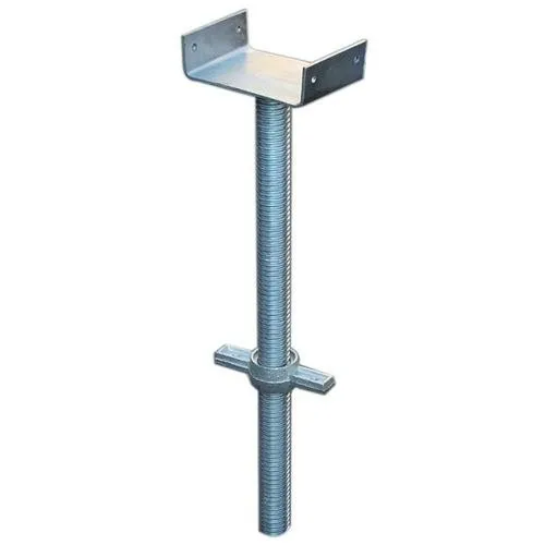 Adjustable U Jack With Nut (M34*600MM, 110MM*85MM*5MM)