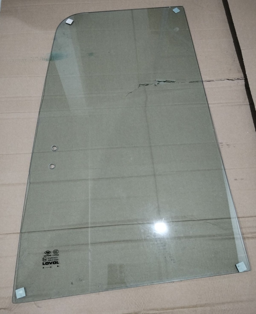 Lovol Front Glass for Door Upper Window RE44-81A022002A0 (For Excavator FR215E2)