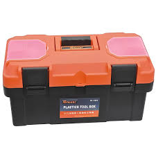 Asaki Reinforced Two-Layer Plastic Tool Box 16" AK-9962