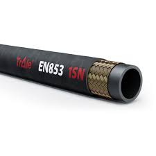 Sinopulse-Hydraulic Hose, EN853, 1SN (Braided, Cloth Surface, Black) 1/4"