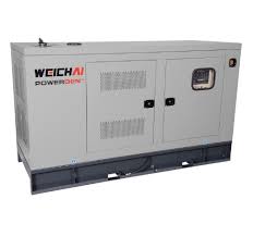 Weichai Generator Set - Diesel, Land Base Silent, 120KW, WPG165L1