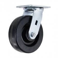 Caster Wheel, Universal (Medium Duty, Heat Resistant, Polyurethane, Load 400KG) 4"