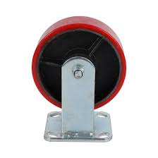 Caster Wheel, Directional (Medium Duty, Iron Core, Polyurethane, Load 100KG) 4"