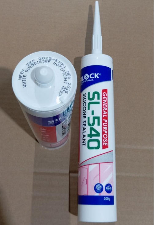 Silock - Silicone Sealant, SL-540, White (For General Glazing) 270G