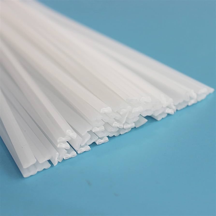 Plastic Welding Rod 1Mtr, White Color - 1Mtr