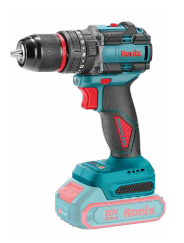 Brushless Impact Drill 20V, Model: 8670C Brand: Ronix