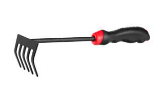 Hand Garden Rake 31x9x6.5cm Model: RH-3170 Brand: Ronix