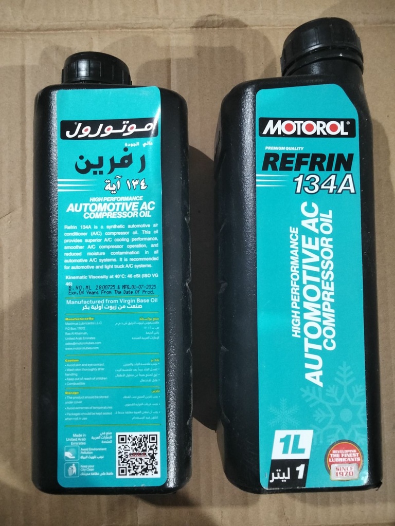 Automotive AC Compressor Oil 134A 1L