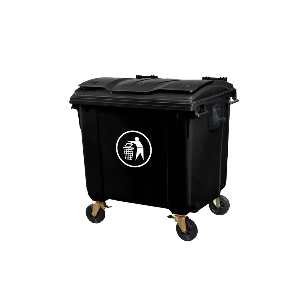 Dustbin 660L, Black (123*78*121CM)