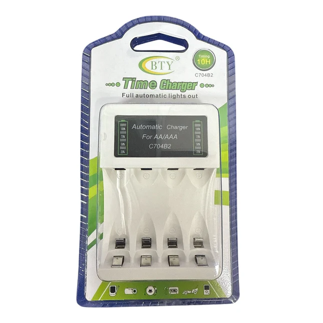 Battery Charger For AA/AAA, C704B2 Brand: BTY