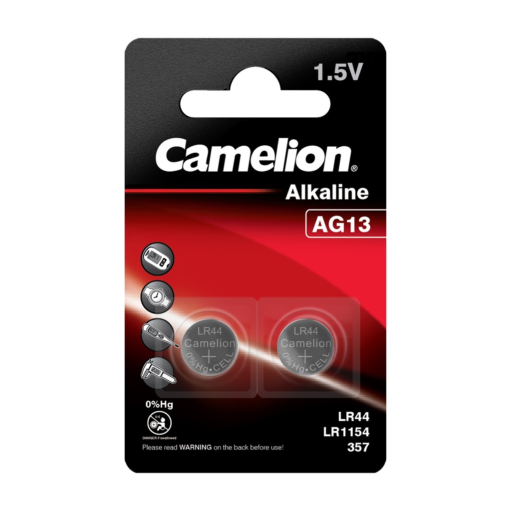 Camelion Watch Battery, 1.5V, AG13
