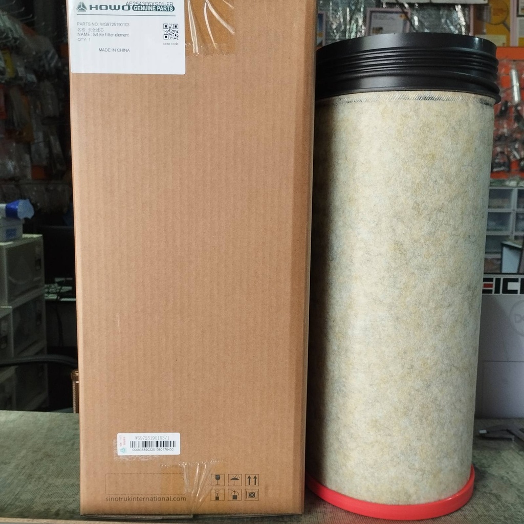 Air Filter Element WG9725190103 (Inner) - HOWO 