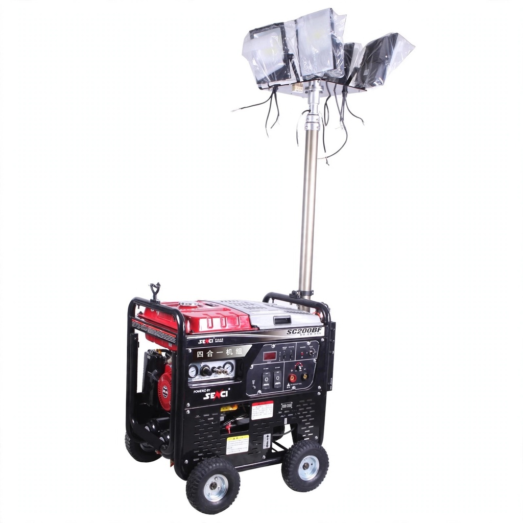 Senci Multi-Function Welding Generator SC200BF - 4in1 Series, 230V/50Hz, 5.5Kw 30L