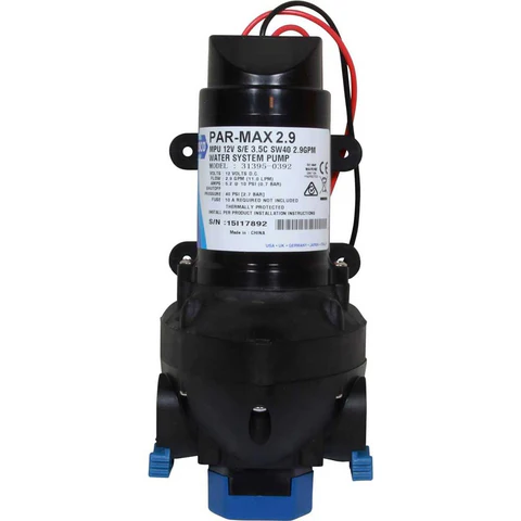 Water System Pump 12V DC M-31395-0392 PAR-MAX 2.9 (1/2")