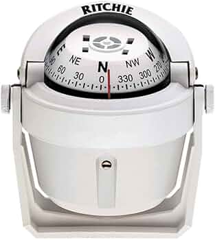 Explorer Compass - Bracket Mount - White 12V/B51W