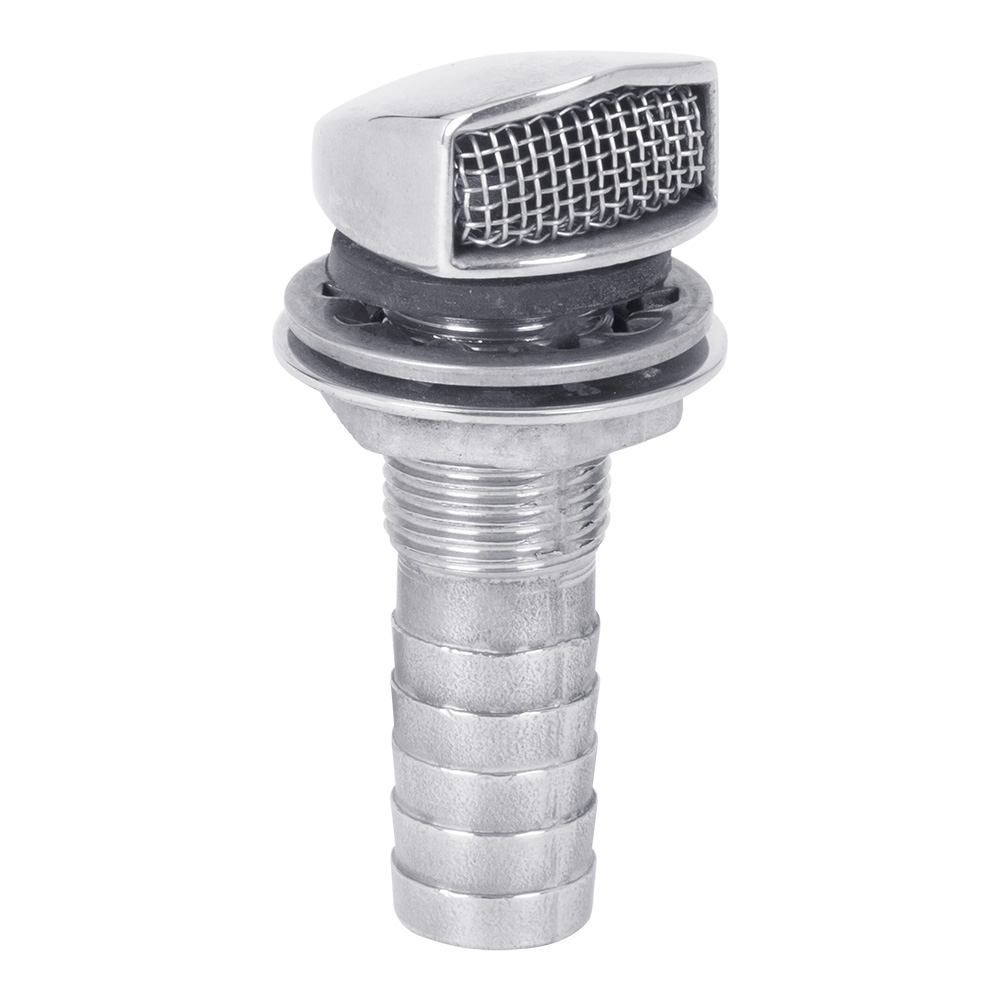 Fuel Tank Vent Bend, Straight, SS316, 16MM