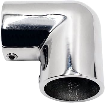 Handrail Elbow, SS316, 90°, 22MM 