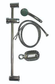 Shower Set With Soap Holder Chrome Plated