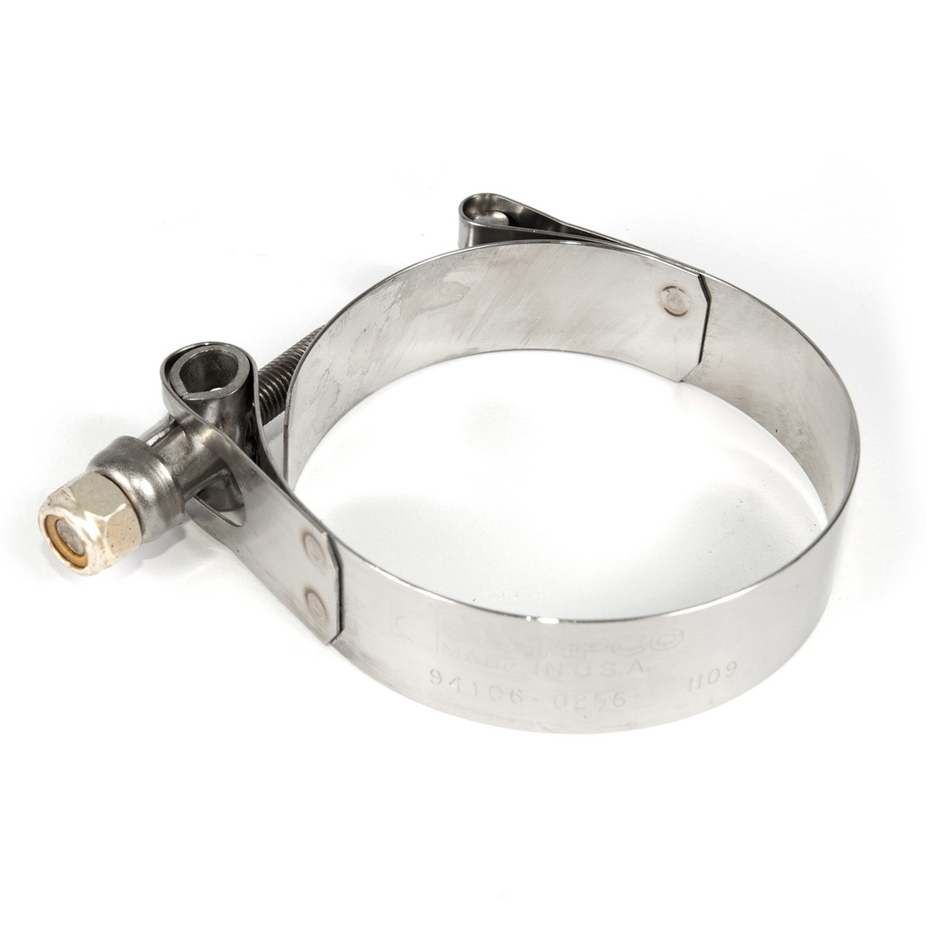 Hose Clamp - Single Bolt, SS316, 110-118MM