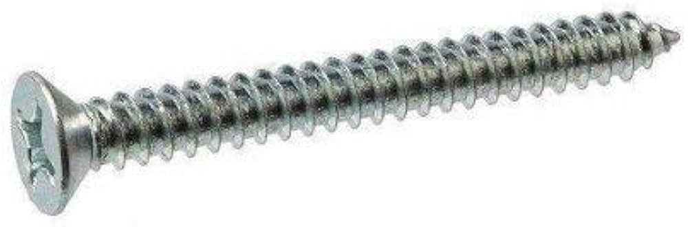 Screw - Self Tapping, CSK, Phillips Head, SS304, 6MM X 2-½''