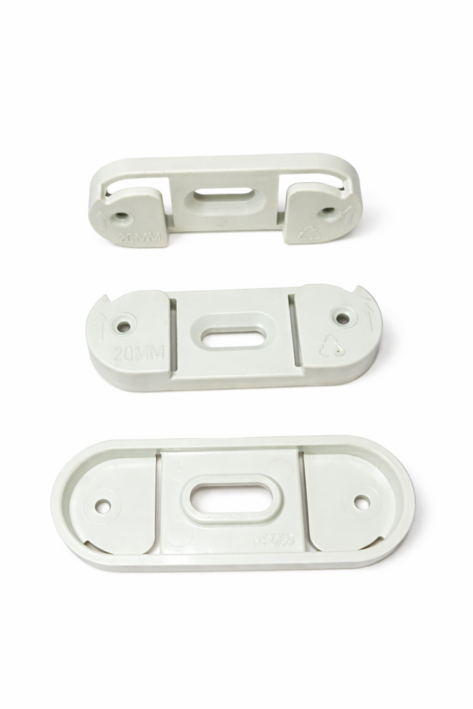 Plastic Mounting Bracket 20MM, White