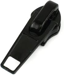 Plastic Zipper Slider, Black, 10MM x 43MM