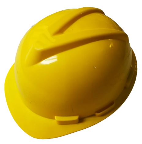 Used Safety Helmet Yellow