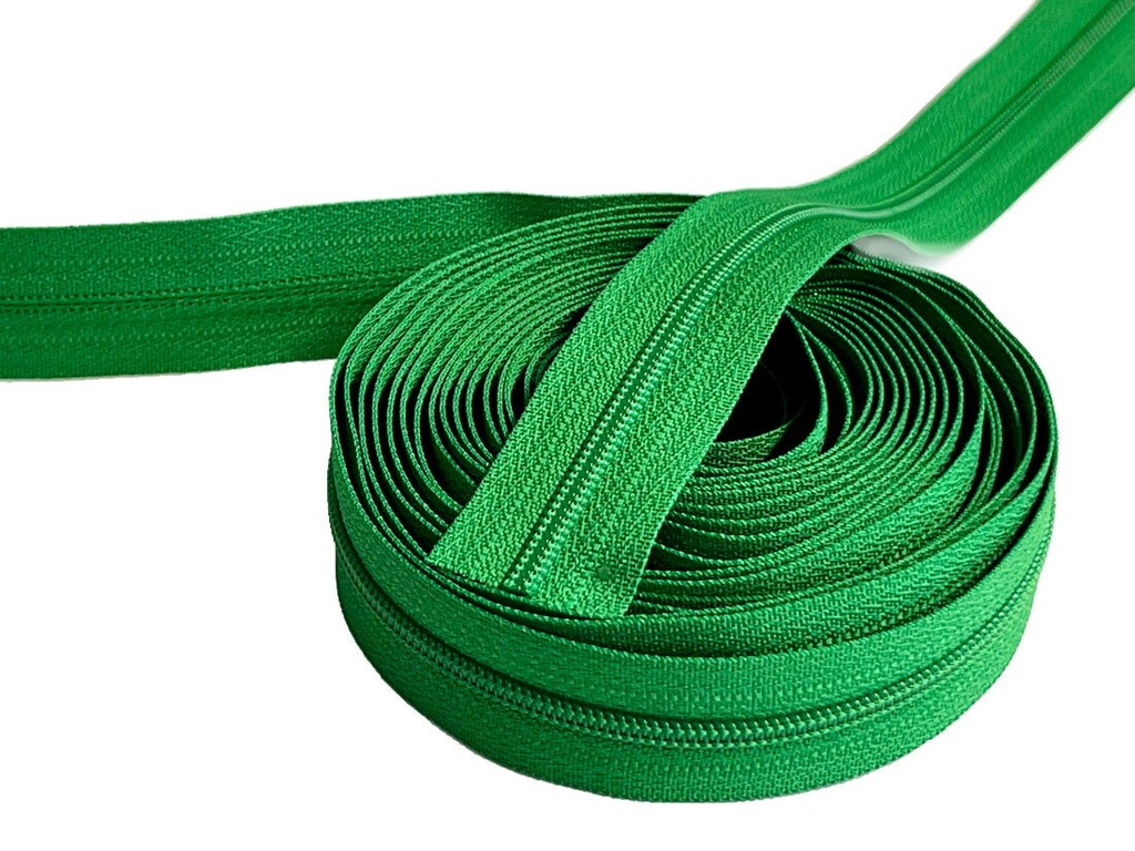 Zipper Tape, Green 10MM (DUP)