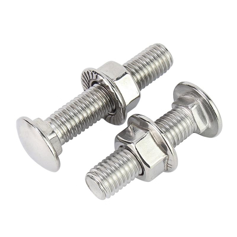 Screw - Machine, With Nut and Washer Oval Head, SS, M5 x 20MM