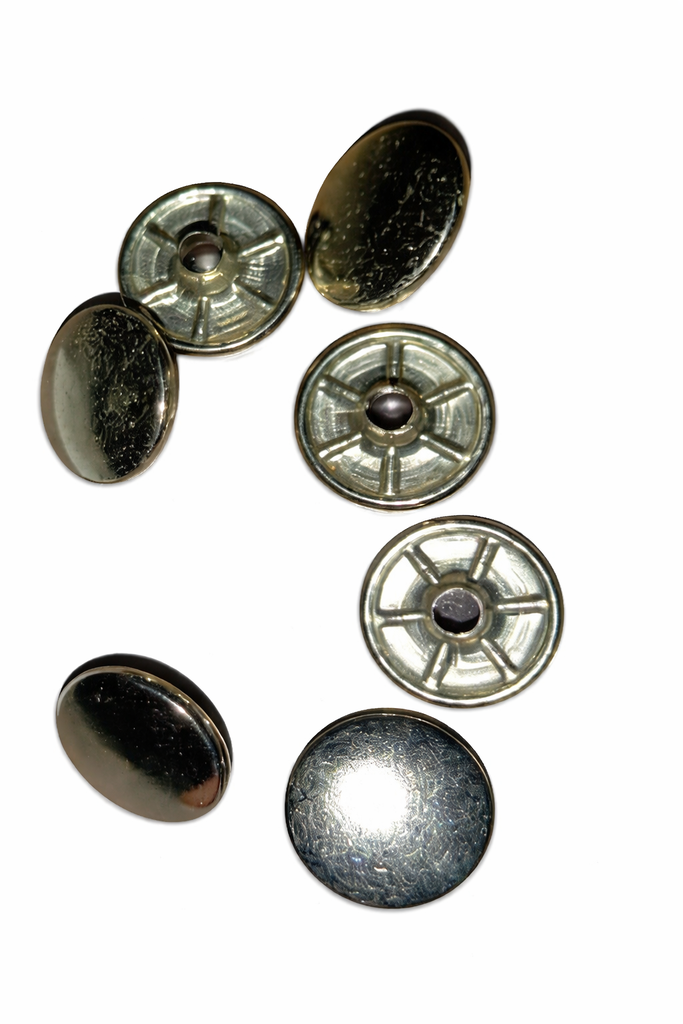 Metal Snap Fastener Buttons 15x4x7MM