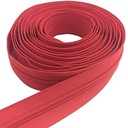 Zipper Tape, Red 10MM