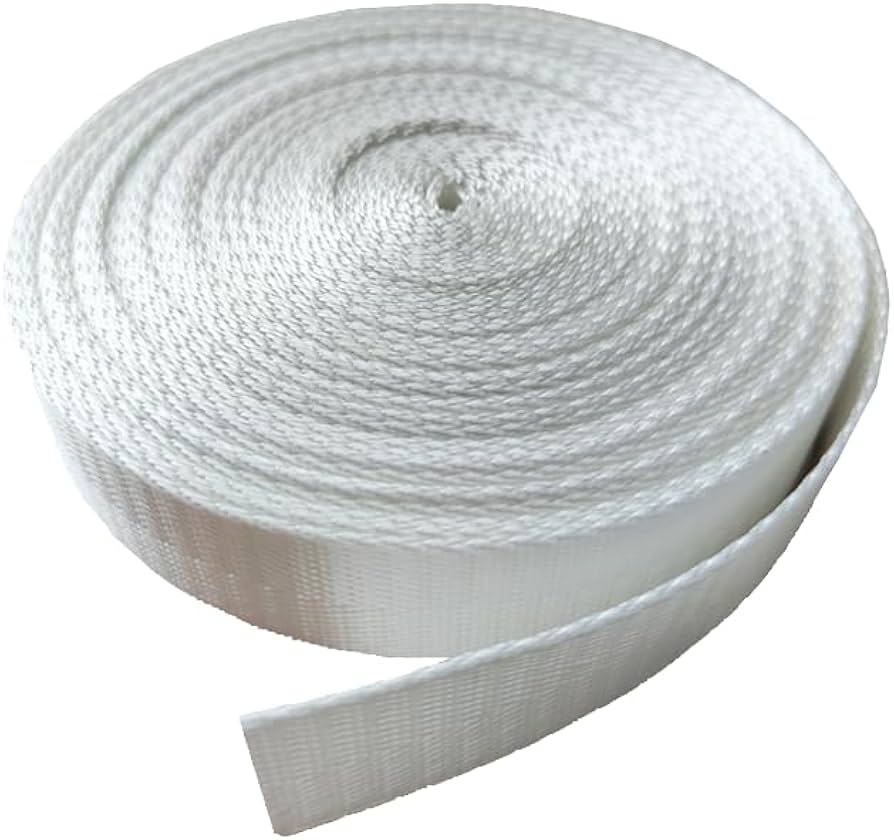 Polypropylene Webbing Strap White 25MM