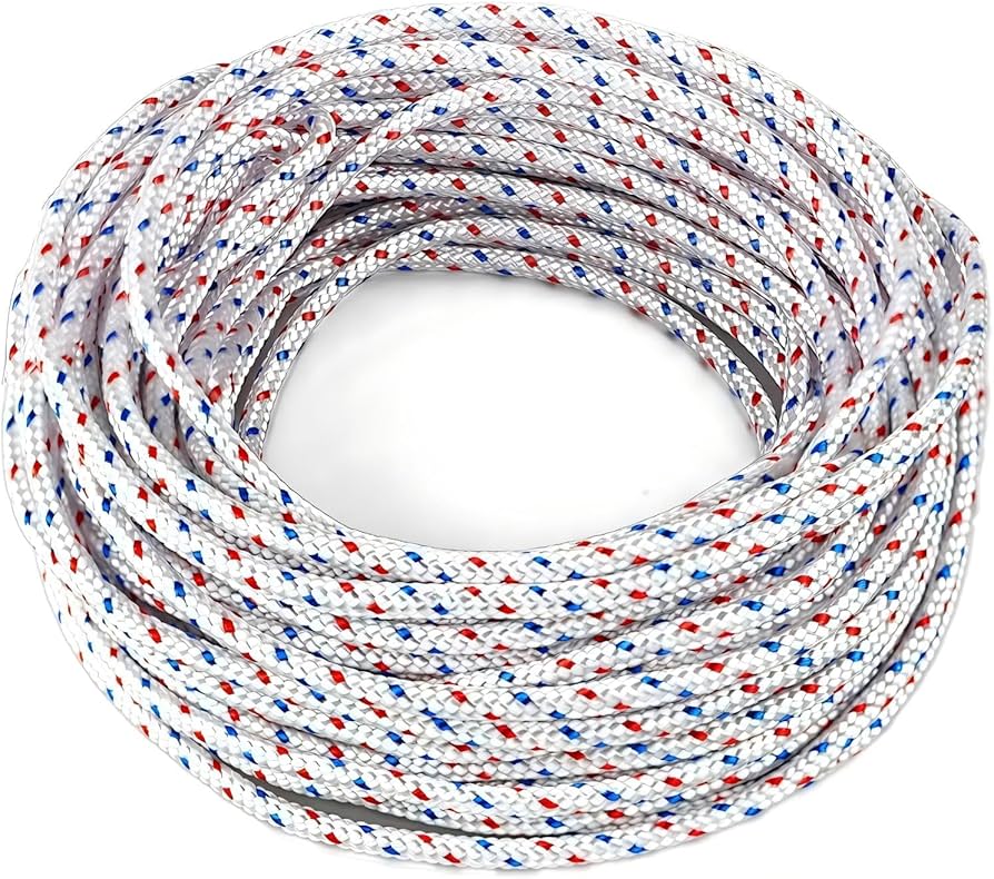 Rope - Nylon Braided Rope, Multi Color 6MM